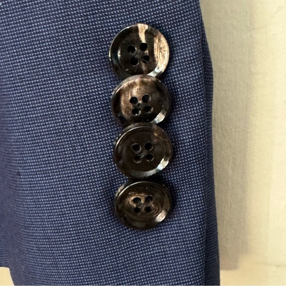 TED BAKER Endurance Jay Modern Fit Wool Blazer Blue 2 Button Size 40 Short - Picture 3 of 15